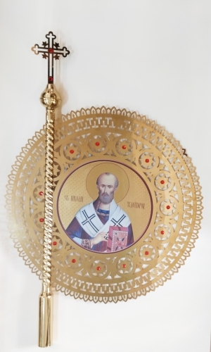 Хоругва металлическая Ф54