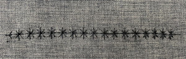 Підрясник з вишивкою, платтєвий, тканина габардин