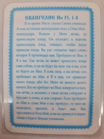 Ламінована ікона Христос Лоза Істинна