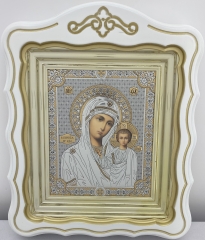 Ікони &quot;Вінчальна пара&quot; літ. тиснена, біл., пат. зол. 30х24см