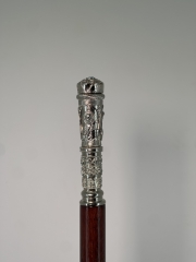 Ігуменський посох, нікелювання, висота 138см