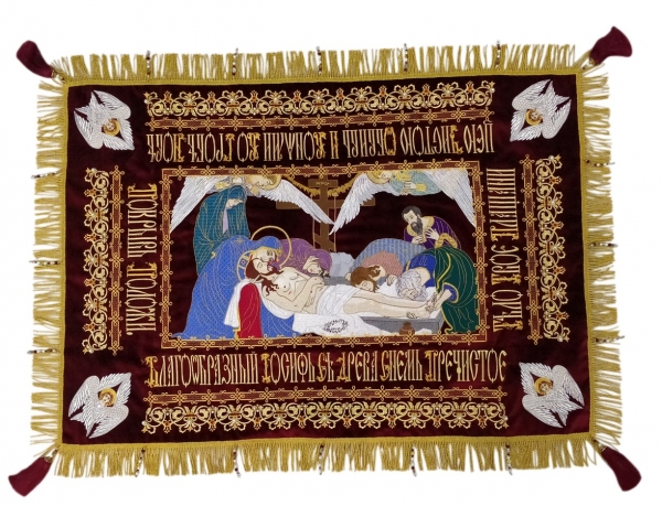 Плащаница Спасителя 120х85