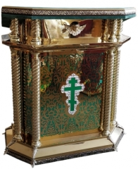 Аналой Центральний, восьмигранний, 100х60см (Висота 113-98см)