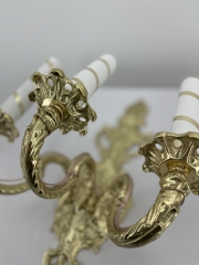 Бра мале (Н) на 3 свічки, латунь