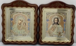 Иконы "Венчальная пара" 30х24