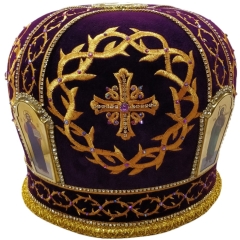 Митра  "Терновый венец"  фиолетовая