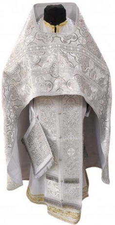 Облачення священника, з турецької парчі "Іверський хрест" з пришивним галуном