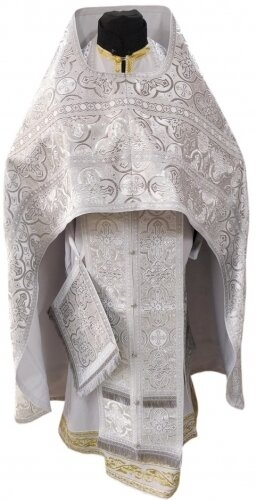 Облачення священника, з турецької парчі "Іверський хрест" з пришивним галуном