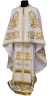 Облачение священника греческий крой, вишитое на габардине, вишивка "Роза" с пришивним галуном