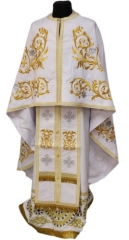 Облачення священника грецький крій, вишите на габардині, вишивка &quot;Троянда&quot; з пришивним галуном