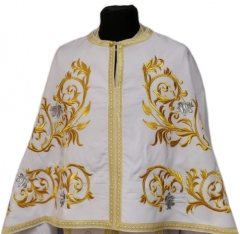 Облачення священника грецький крій, вишите на габардині, вишивка &quot;Троянда&quot; з пришивним галуном