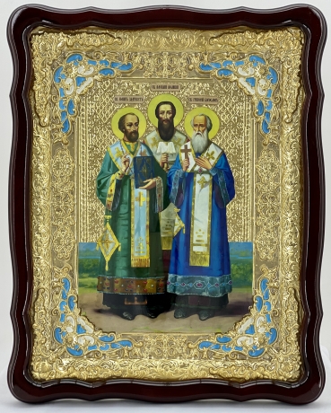 Икона три святителя 62х49