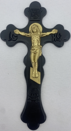 Хрест погребальний, зол. розп'яття