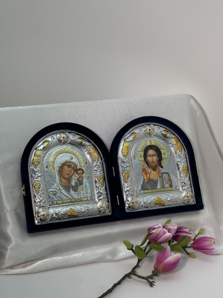 Ікона складана в оксамиті