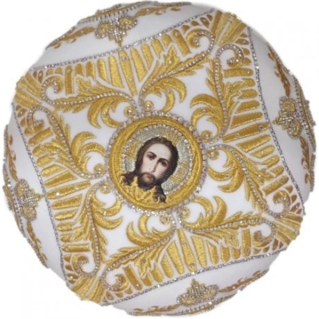 Митра "Корона" белая