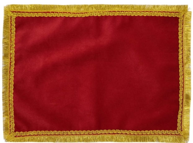 Накидка габардиновая, без вышивки, с дешевой бахрамой