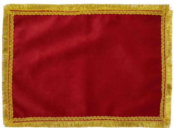 Накидка габардиновая, без вышивки, с дешевой бахрамой