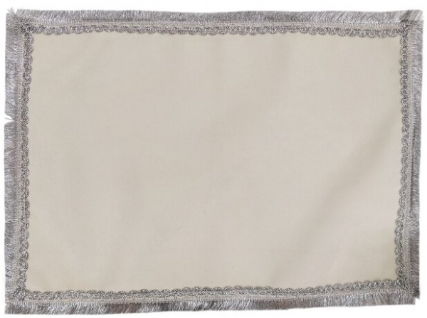 Накидка габардиновая, без вышивки, с дешевой бахрамой