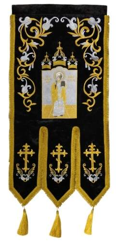 Хоругви вышитые (пара) лілія