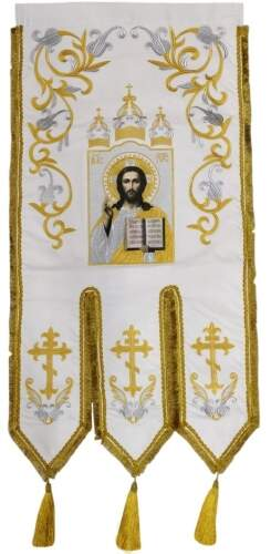 Хоругви вышитые (пара) лілія