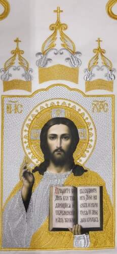 Хоругви вышитые (пара) лілія