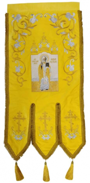 Хоругви вышитые (пара) лілія