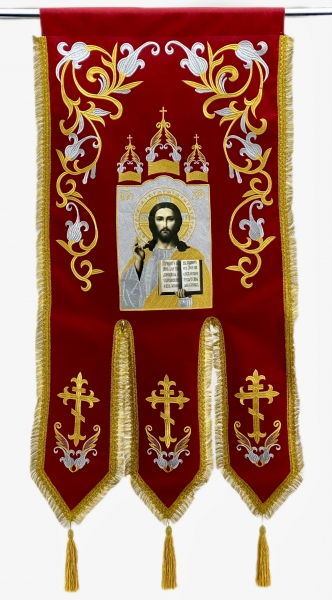 Хоругви вышитые (пара) лілія