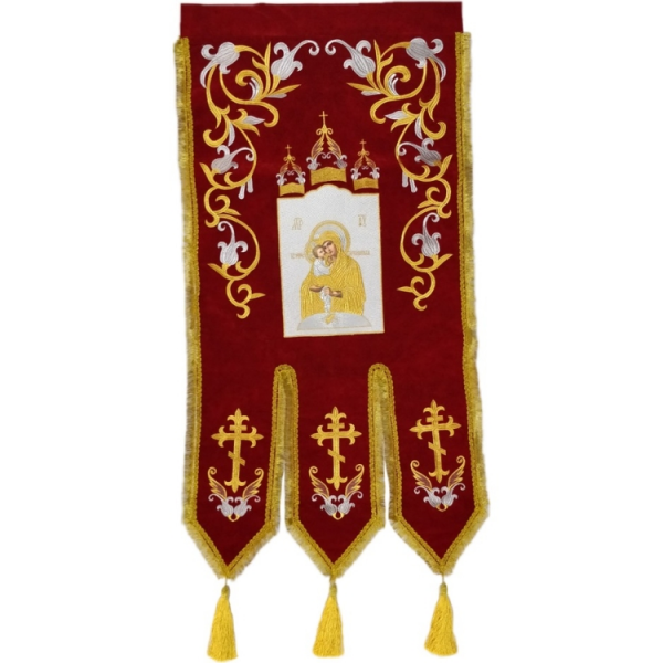 Хоругви вышитые (пара) лілія