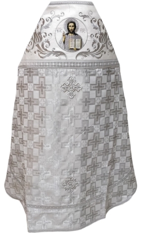 Облачення священника комбіноване з парчі "Патріарший хрест", з вишитим опліччям, візерунок "Нова вишивка"