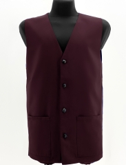 Жилетка з вишивкою, тканина габардин