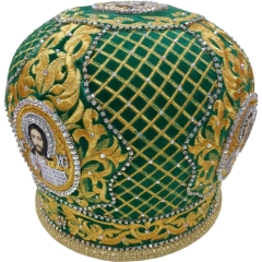 Митра  "Сетка"  зелёная