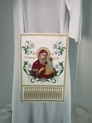 Набедренник вишитий з іконою Богородиці &quot;Тихвінська&quot;