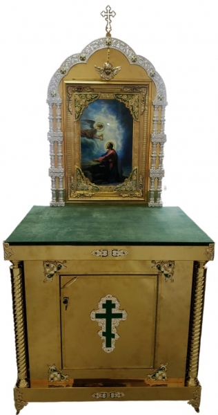 Жертвенный киот с иконой 80х100