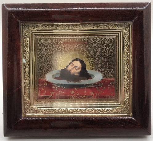 Ікона Усікновення голови Іоанна Предтечі 18,5х17