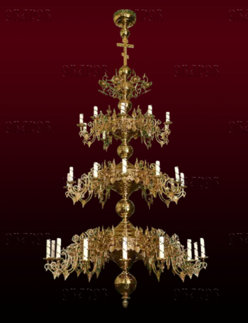 Панікадило 3 яруси, 36 свічок (№21)