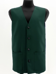 Жилетка з вишивкою, тканина габардин