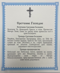 Ікона Стрітення Господнє 15х18см 