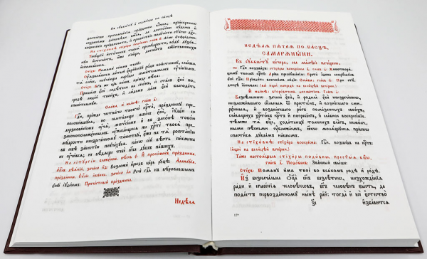 Триодь цветная