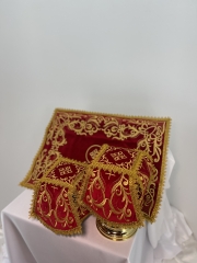 Покровці та Воздухи вишиті на оксамиті з хрестом, вишивка &quot;Купина&quot;