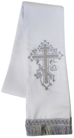 Закладка "Крест" белая