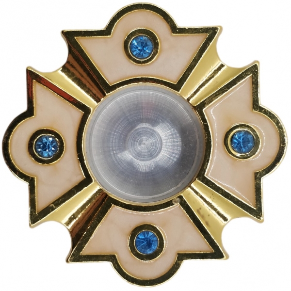 Капсула с эмалью Ф5см бел.эм.гол.кзол