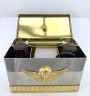 Хрестильний ящик нержавійка - латунь 11,5х8см