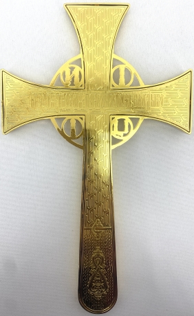 Хрест напрестольний, кит. №7 "Мальтійський" 29x18см