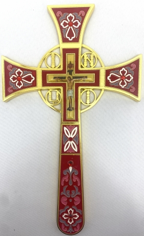 Хрест напрестольний, кит. №7 "Мальтійський" 29x18см