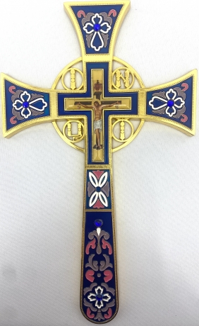 Хрест напрестольний, кит. №7 "Мальтійський" 29x18см