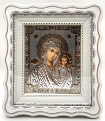 Ікони &quot;Вінчальна пара&quot; літ. тиснена, біл., пат. зол. 27х24см 