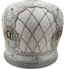 Митра  "Андреевская" белая