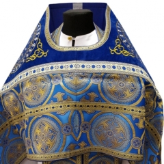 Облачення священника комбіноване з парчі &quot;Київський хрест&quot;, з вишитим опліччям, вишивка &quot;Коло&quot;