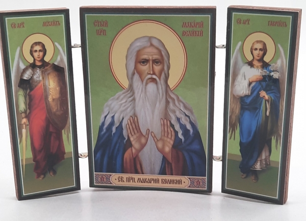 Складень свт. преп. Макарий Великий