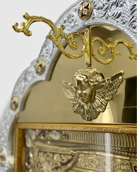 Панахідний стіл з іконою спасителя